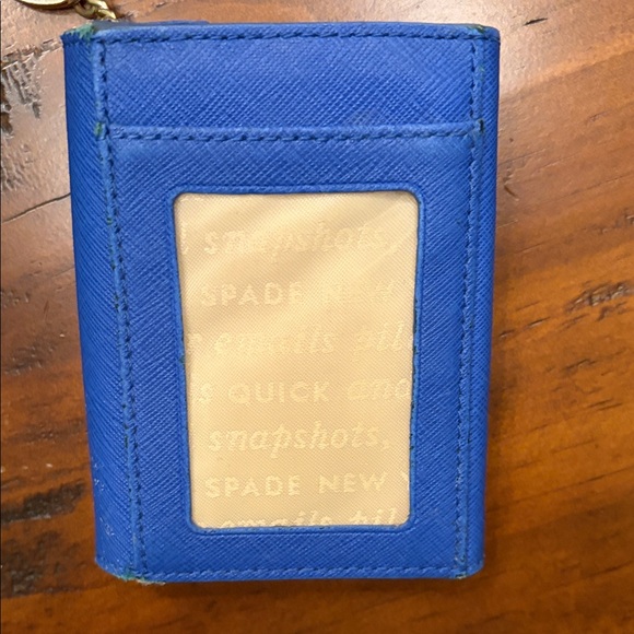 Kate Spade Royal Blue Scalloped Wallet - Picture 3 of 8